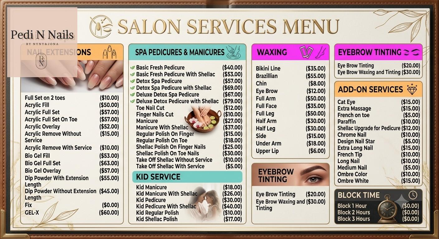PediNNails Hamilton by Nyny & Jona — Nail Salon in Hamilton
