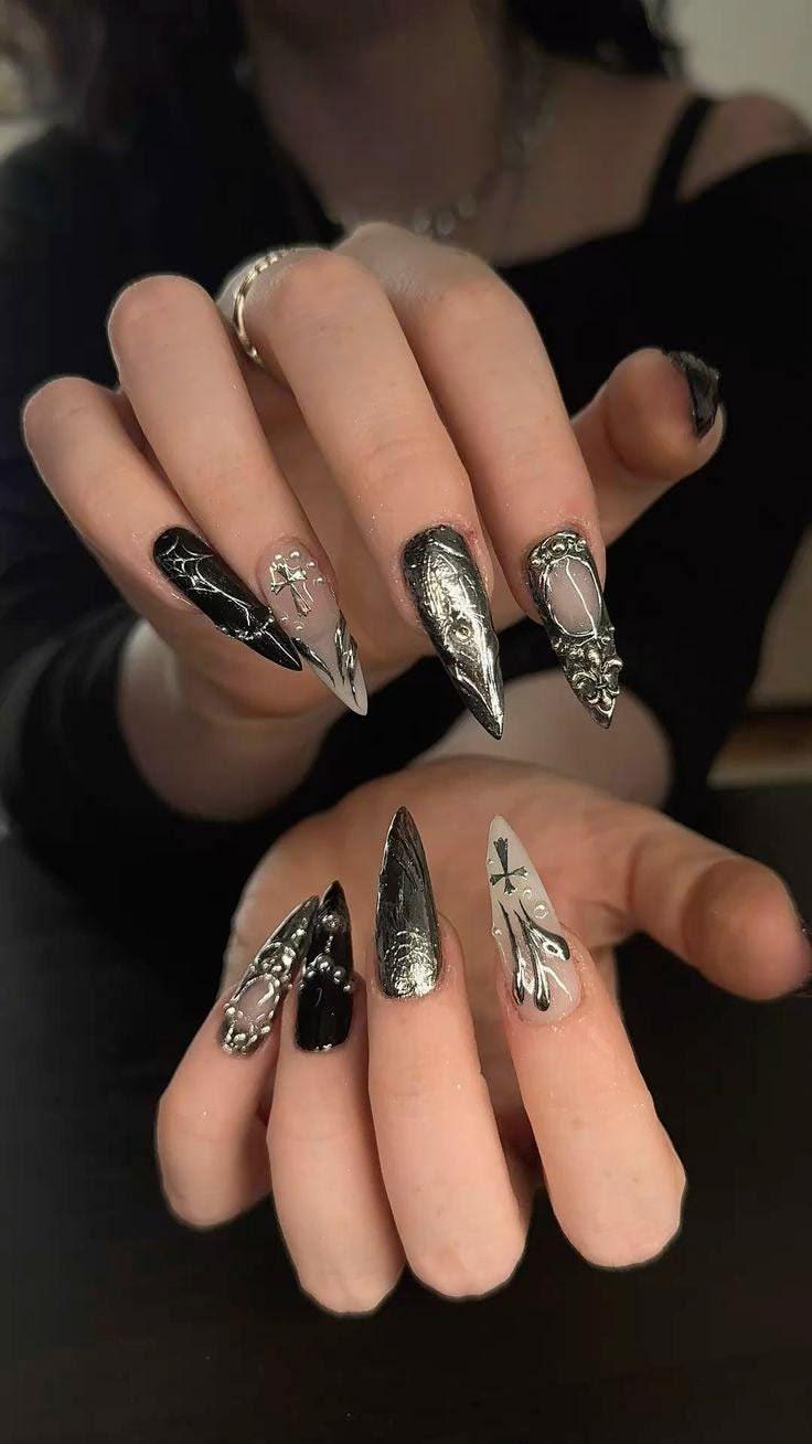 Acrylic nail extensions